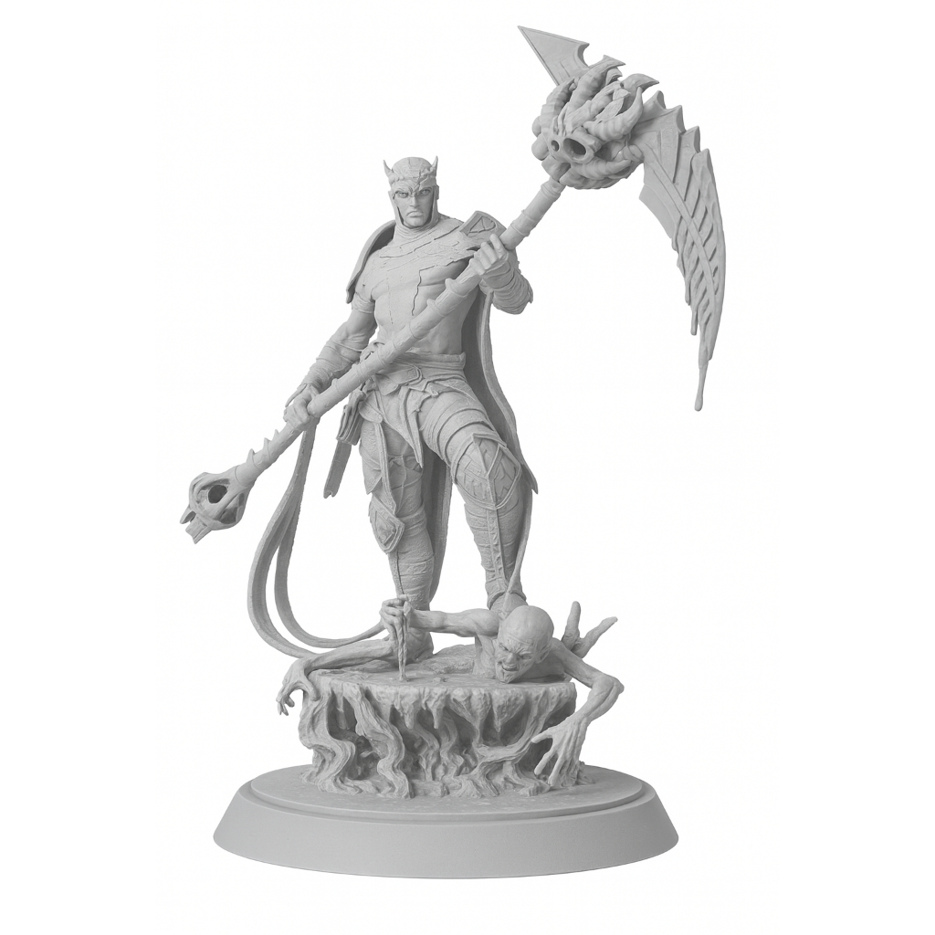 ESTATUA IMPRESSÃO 3D RESINA 12K - Diorama - DANTE - Do jogo Dante's Inferno (ps3)