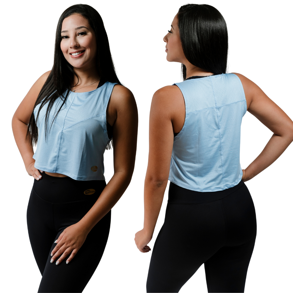 REGATA CROPPED TREINO CROPPED FEMININO DRYFIT BLUSA CROPPED FURADINHA em Oferta na Shopee