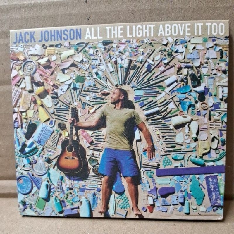 CD JACK JOHNSON = ALL THE LIGHT ABOVE IT TOO,BOX DIGIPAK (USADO)LEIA A DESCRIÇÃO