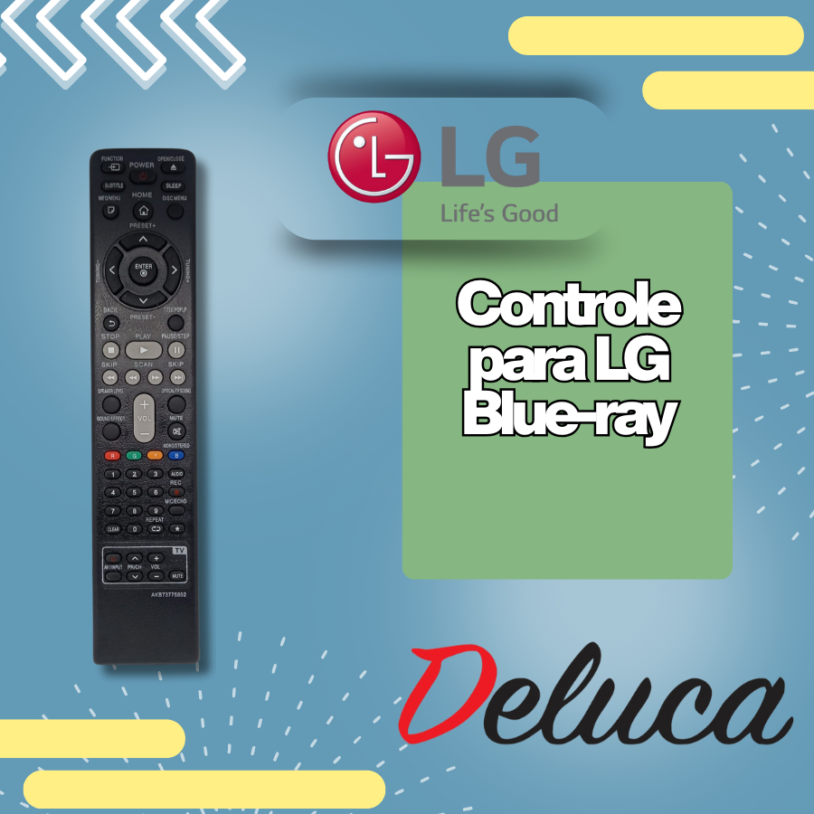 Controle Remoto Para aparelhos Home Theater / DVD LG 7243