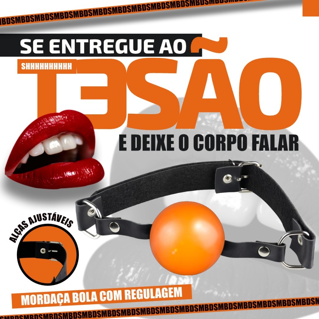SADO MORDAÇA BOLA PARA LIBERTAR SUAS FANTASIAS MAIS OUSADAS