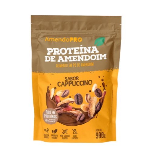 Proteina de Amendoim - 900g Refil - AmendoPro em Oferta na Shopee