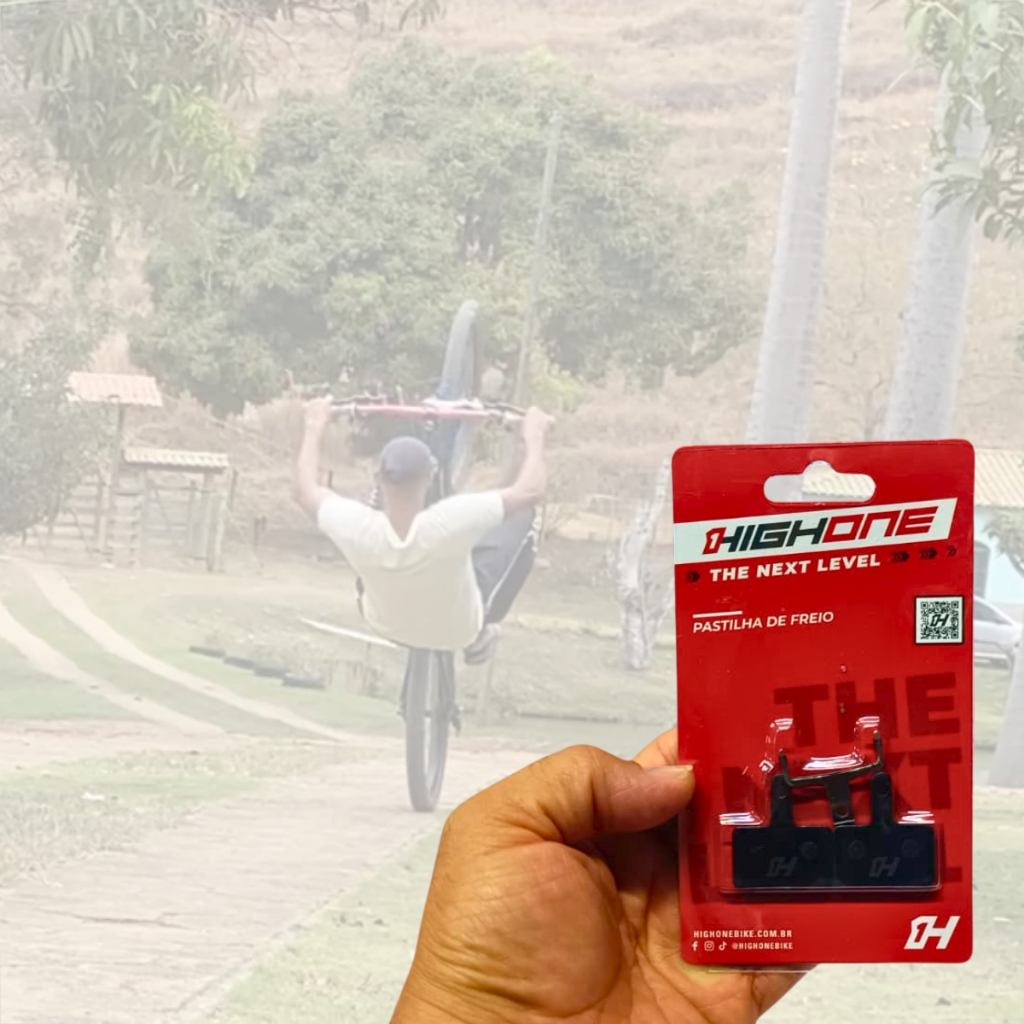 Pastilha Freio Bike Semi Metálica High One 1 2 4 Pares MTB Disco Performance Resistência
