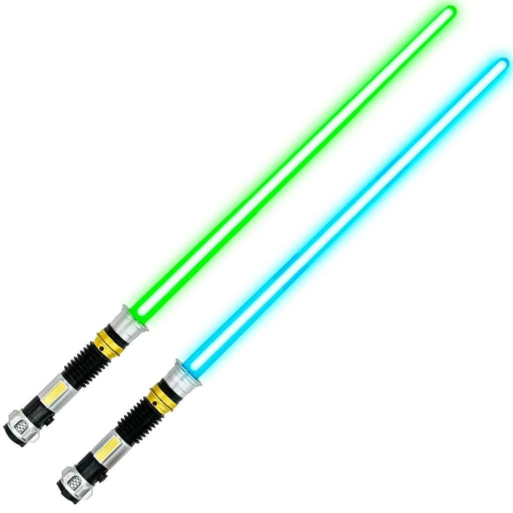 Espada Sabre De Luz Star Wars Com Som E Luz Diferentes Brinquedo  Led Recarregável Pilhas