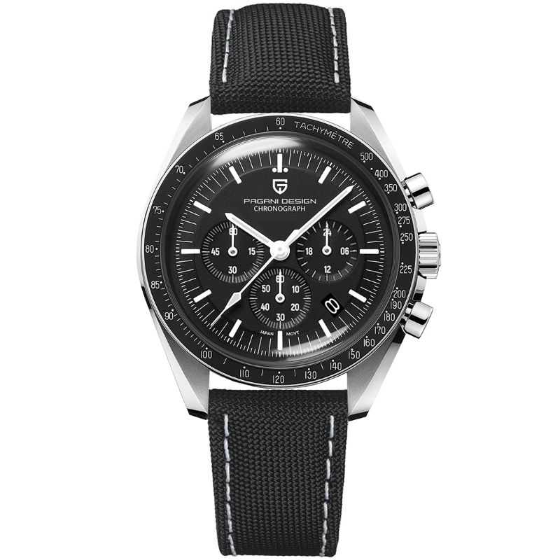 Relogio Pagani Design Pd-1701 Quartzo Seiko Vk63 Nylon Pronta Entrega