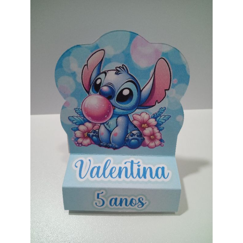 Caixinha porta bis duplo personalizada tema LILLO STITCH