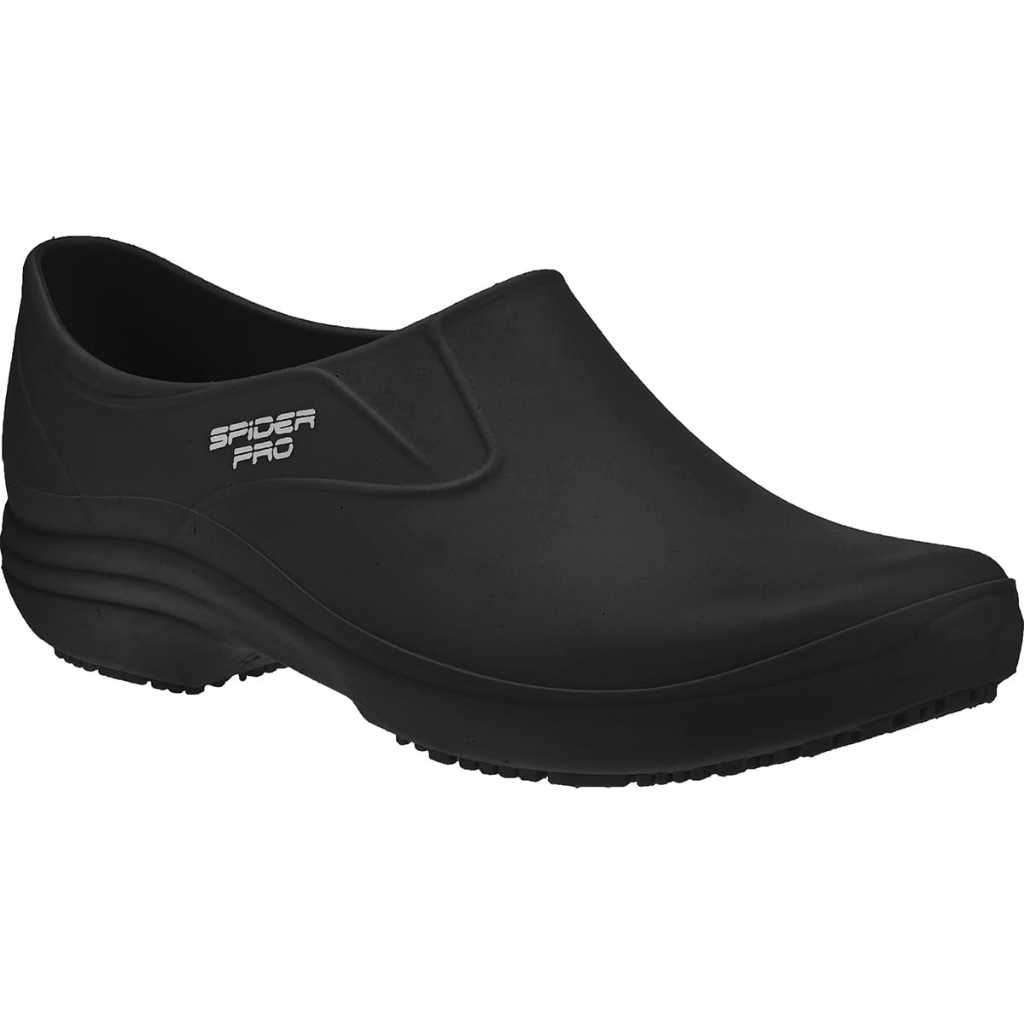 Sapato Antiderrapante Monseg para Trabalho e Enfermagem Limpeza em TPE Laboratórios Industrial