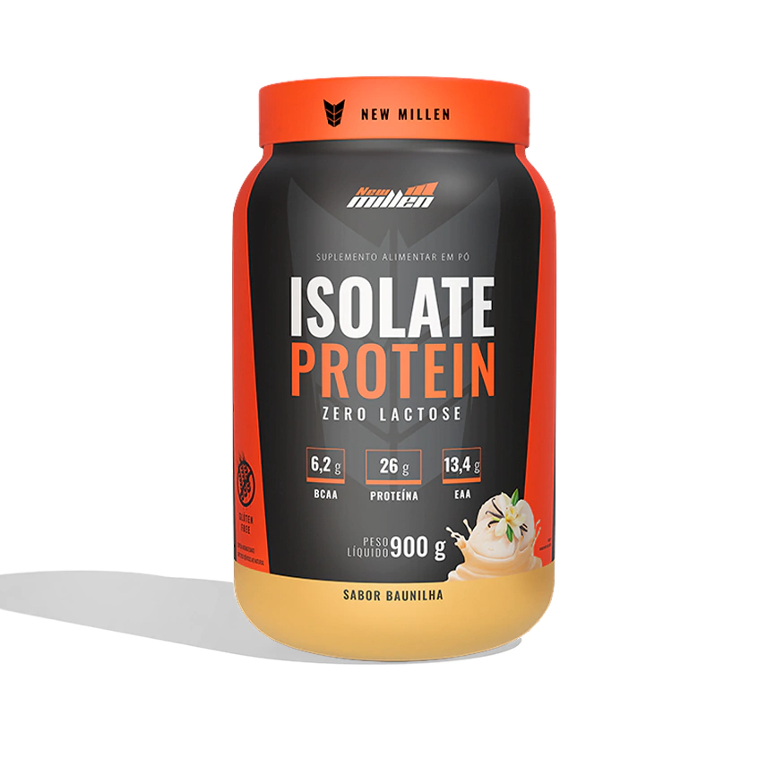 ISOLATE PROTEIN ZERO LACTOSE POTE 900G BAUNILHA NEW MILLEN
