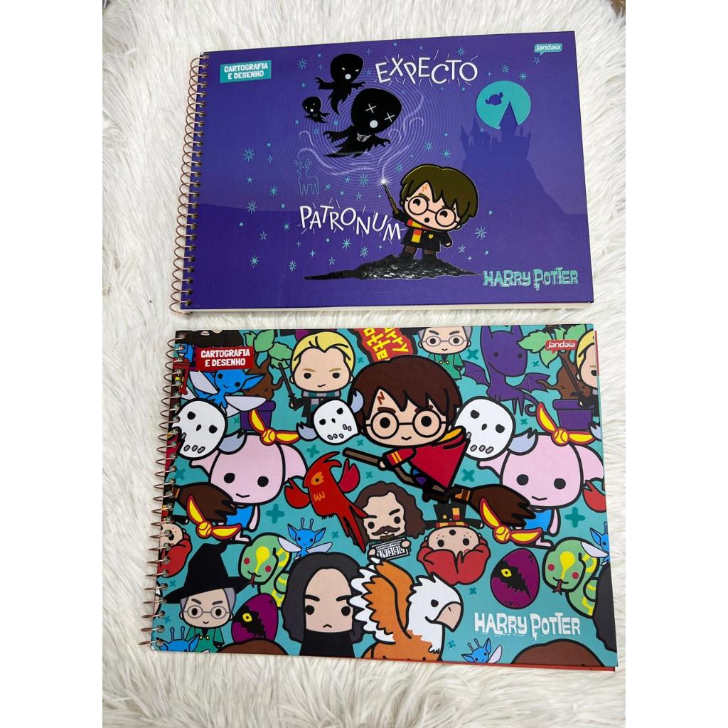 Oferta Caderno Harry Potter 2026 Cartografia E Desenho 96 Folhas Para Escolar..s