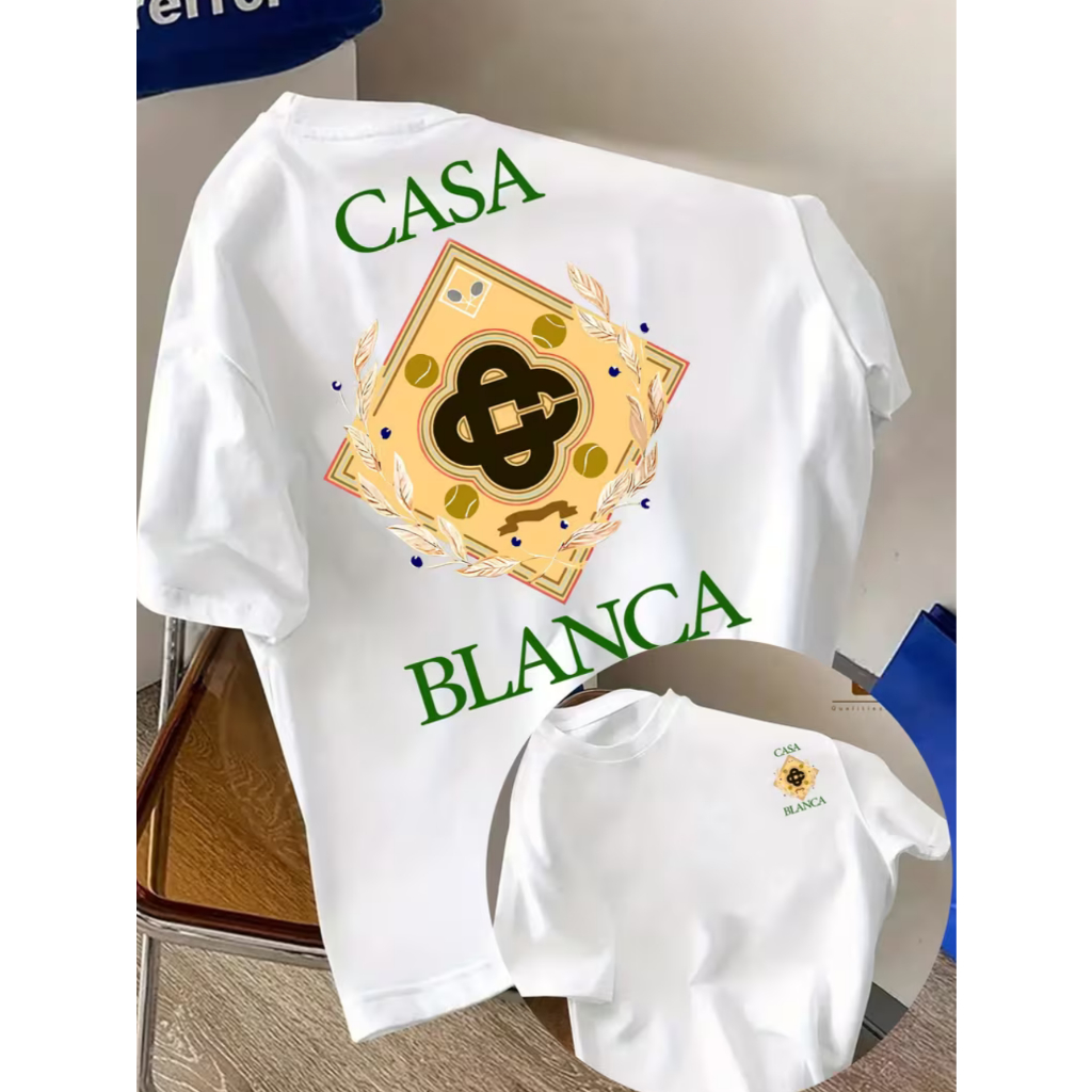 Camiseta Estilo Streetwear Masculina Estampa de Letras Camisa Oversized 100% Algodão em Oferta na Shopee