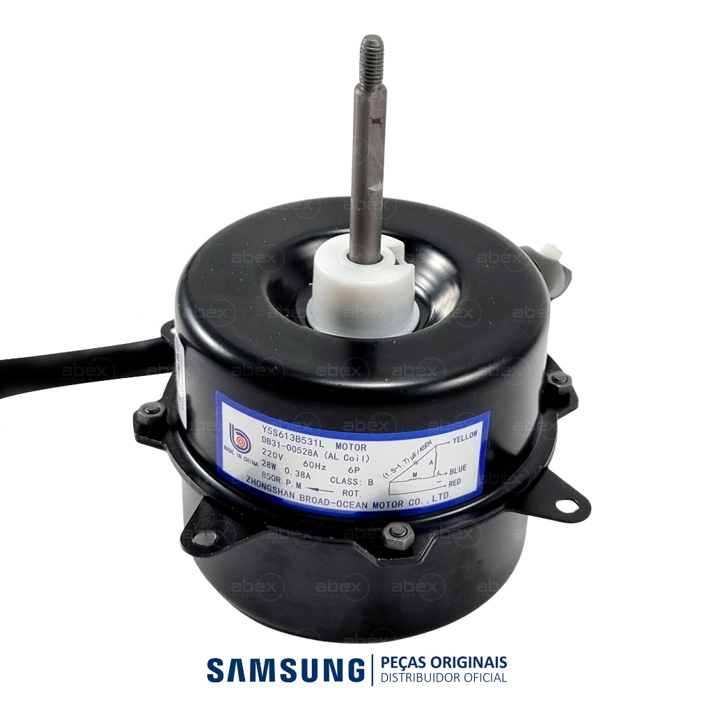 Motor Ventilador Condensadora Ar Condicionado Samsung 9000 e 12000 Btus DB31-00528A Original