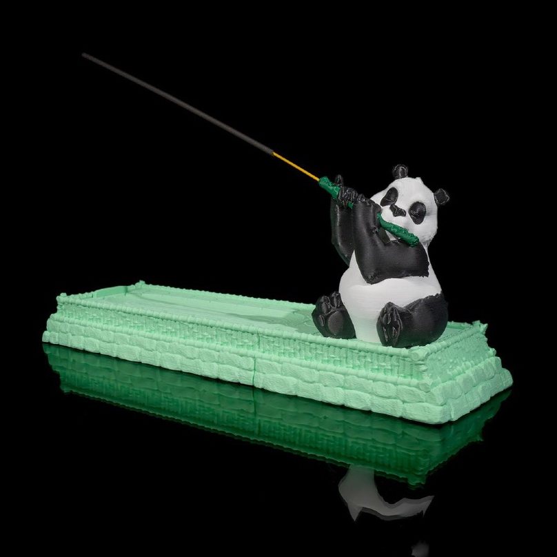 Incensário Incenso Panda Flautista