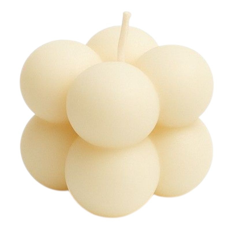 Mini Vela Bubble 35g | Lembrancinha Econômica Artesanal | kit 10 a 50 unidades | Sem Caixinha | 4x4x4 cm