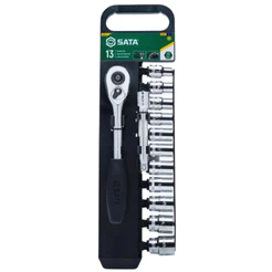 JOGO SOQUETES SEXTAVADO 1/2" 13PCS SATA ST09525G