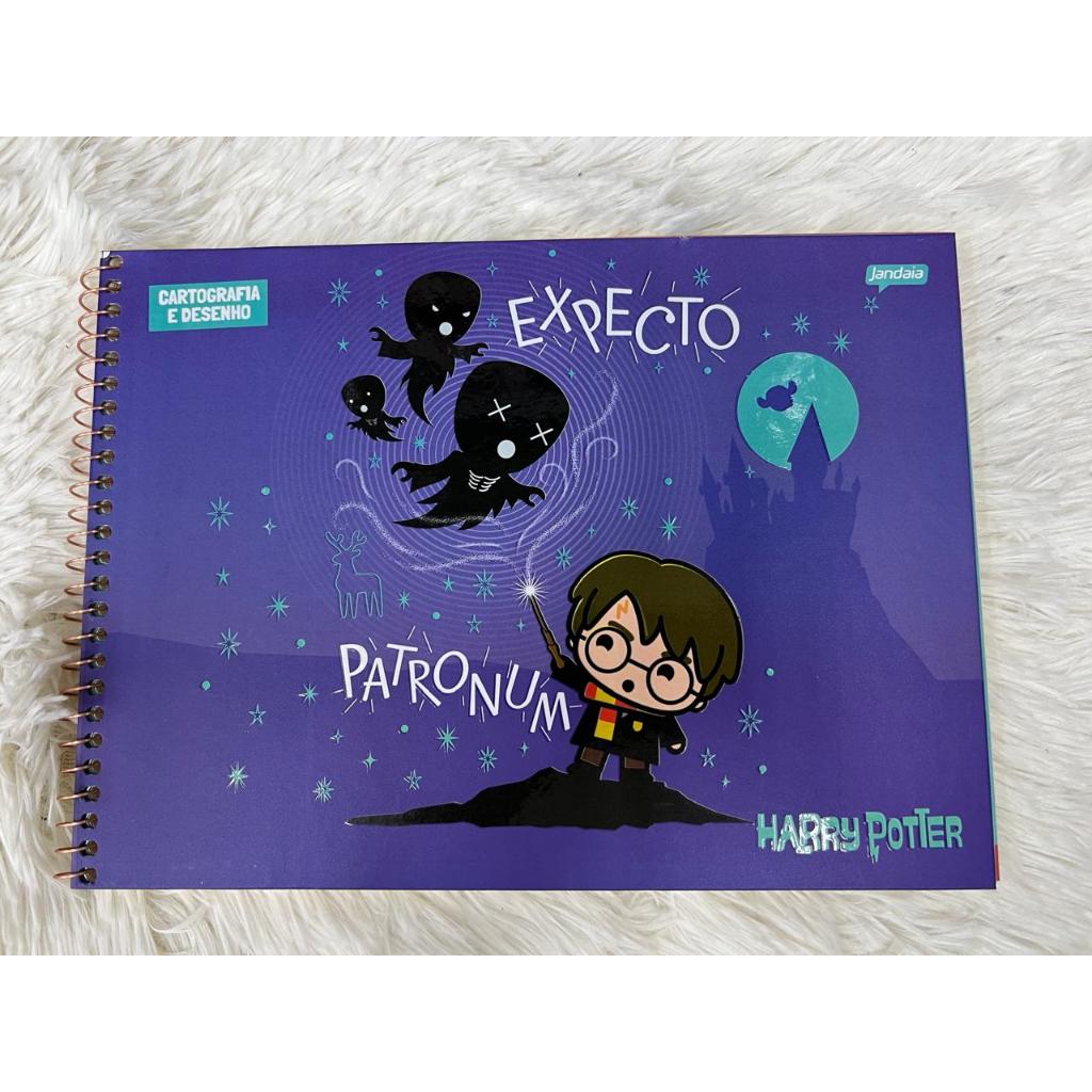 Volta Aula Caderno Harry Potter 2026 Cartografia E Desenho 96 Folhas(65322)..c