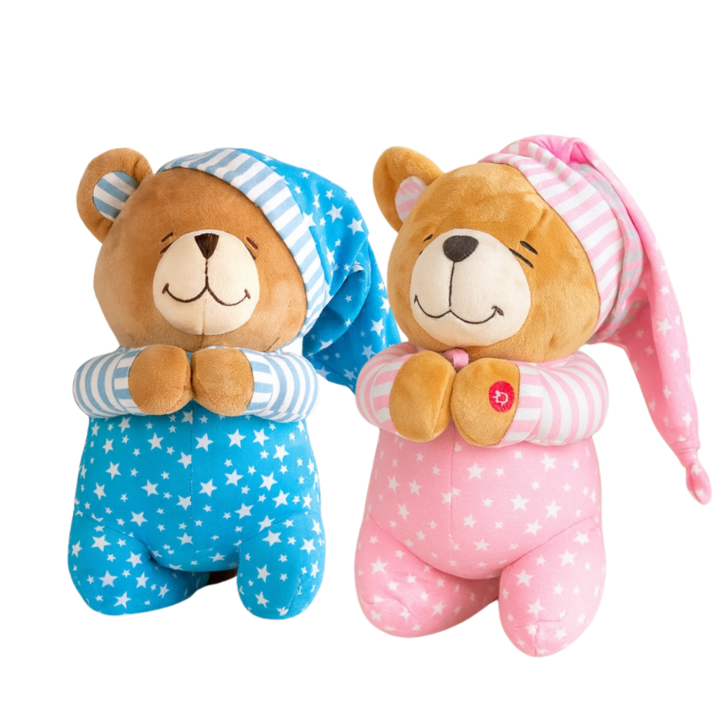 Ursinho Pelúcia Reza/Ora Pai Nosso, Toca Música Som com Luzes Fofo Hipoalergênico Infantil em Oferta na Shopee