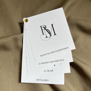 Manual Convite dos Padrinhos de Casamento personalizável unitário cascata minimalista manual de padrinhos em Oferta na Shopee