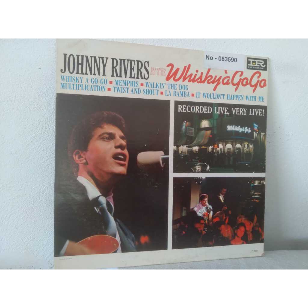 LP Johnny Rivers - Whisky a Go Go - importado - de época - Leia a descrição