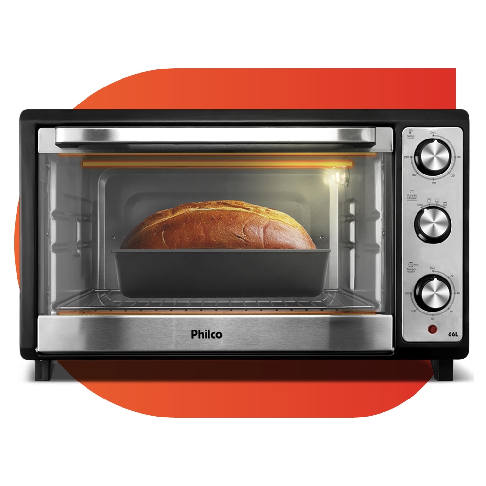 Forno Elétrico Philco 66 Litros PFEBM 220V 2000W em Oferta na Shopee