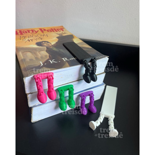 Kit Marcadores Perninhas Articuláveis Criativo Divertido Leitura Livro Estudo Presente Cute Impressão 3D em Oferta na Shopee