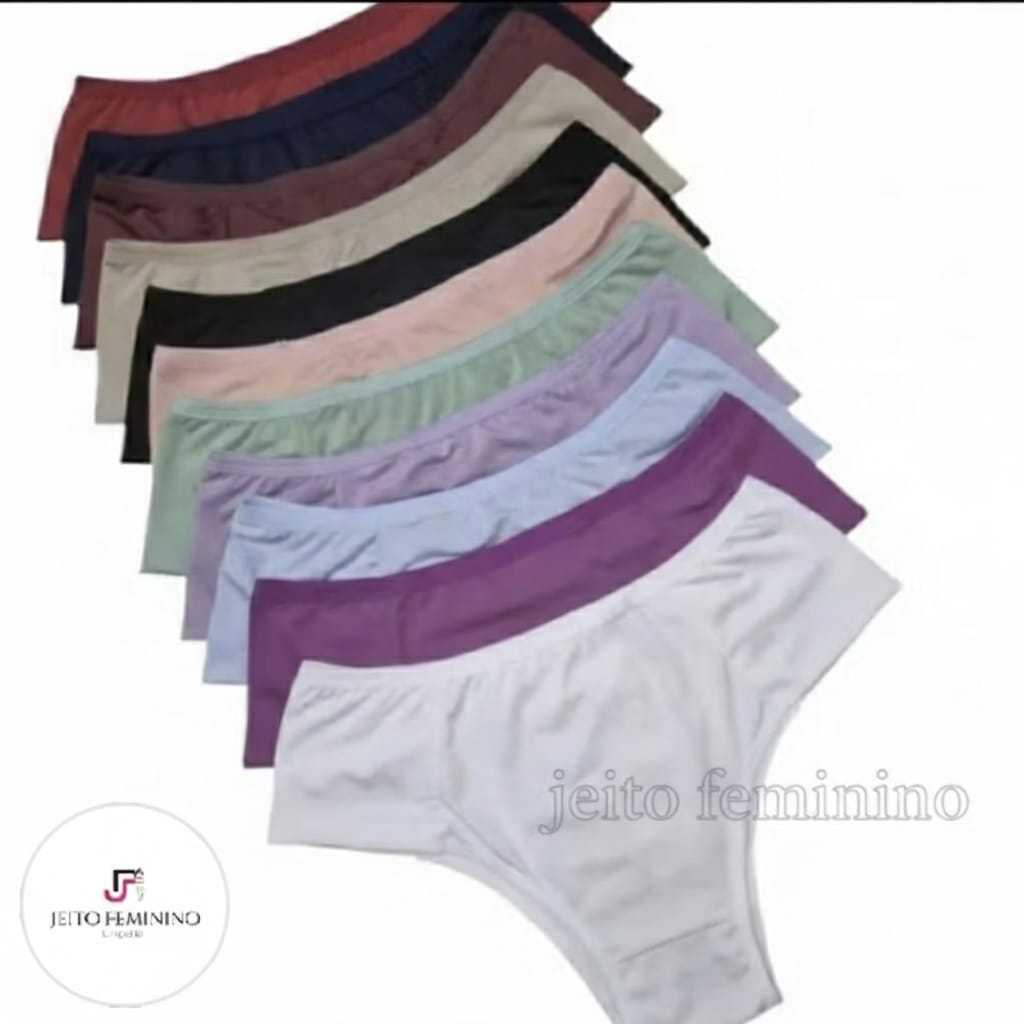 Kit Calcinhas  Calçola Laterais Duplas Redutora Cintura Alta Microfibra -Confortável -PROMOÇÃO LANÇAMENTO em Oferta na Shopee