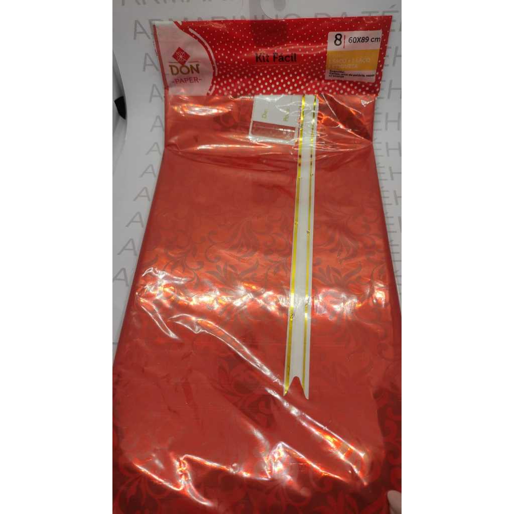 SACO/EMBALAGEM GRANDE KIT FÁCIL PARA PRESENTE  60CM X 89CM em Oferta na Shopee