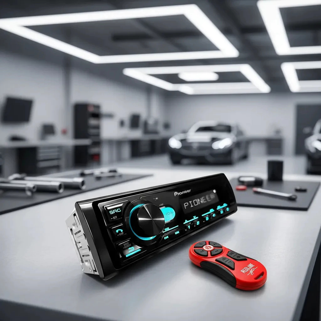 Toca Rádio MULTIMIDIA PIONEER  Fm Carro Mp3 Pen Automotivo Usb Aux Bluetooth controle distancia Jfa