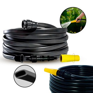 Mangueira Anti Torção de jardim Anti Dobras 5 Á 100 Metros em Oferta na Shopee