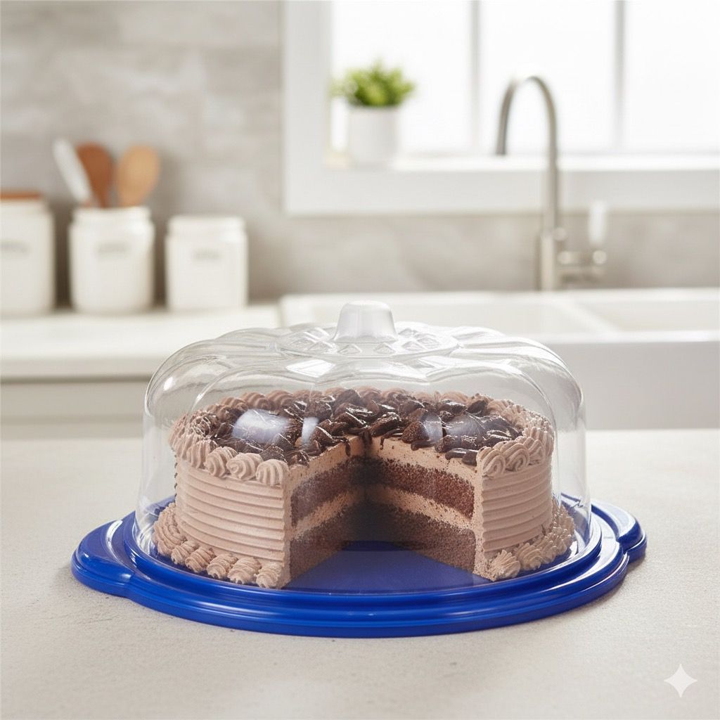 Boleira Gold Com Tampa Transparente Porta Bolo Torta Resistente E Ótima Vedação Cores Sortidas 1716 em Oferta na Shopee