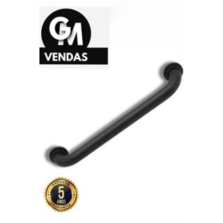 Alça Barra De Apoio Aluminio Preto Fosco Banheiro Corrimão 20cm A 70cm - Segurança E Acessibilidade em Oferta na Shopee