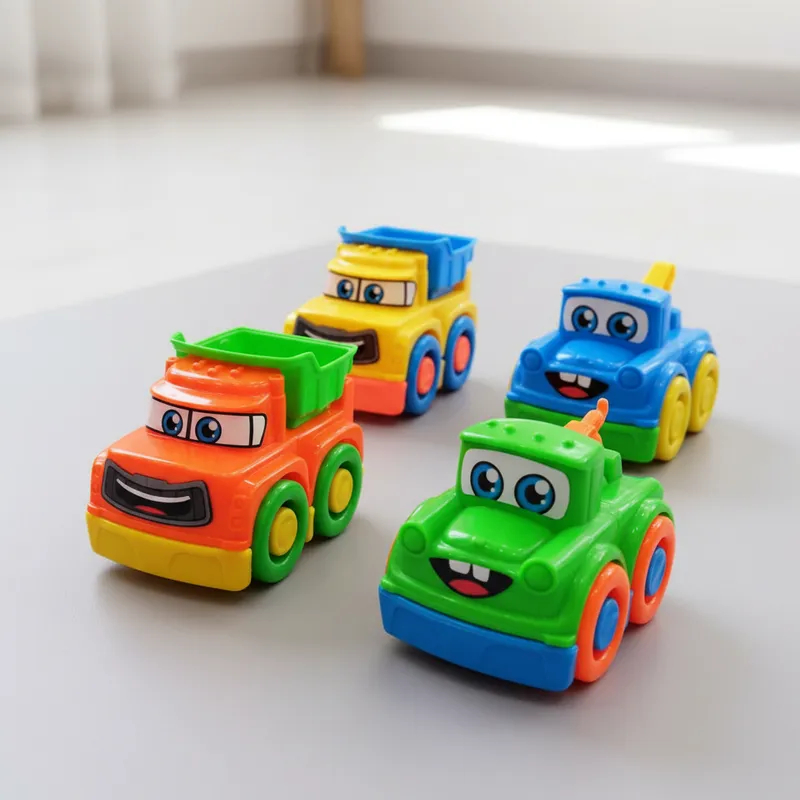 Carrinhos kit c/4 Infantil Bebê de Menino de encaixe colorido em Oferta na Shopee