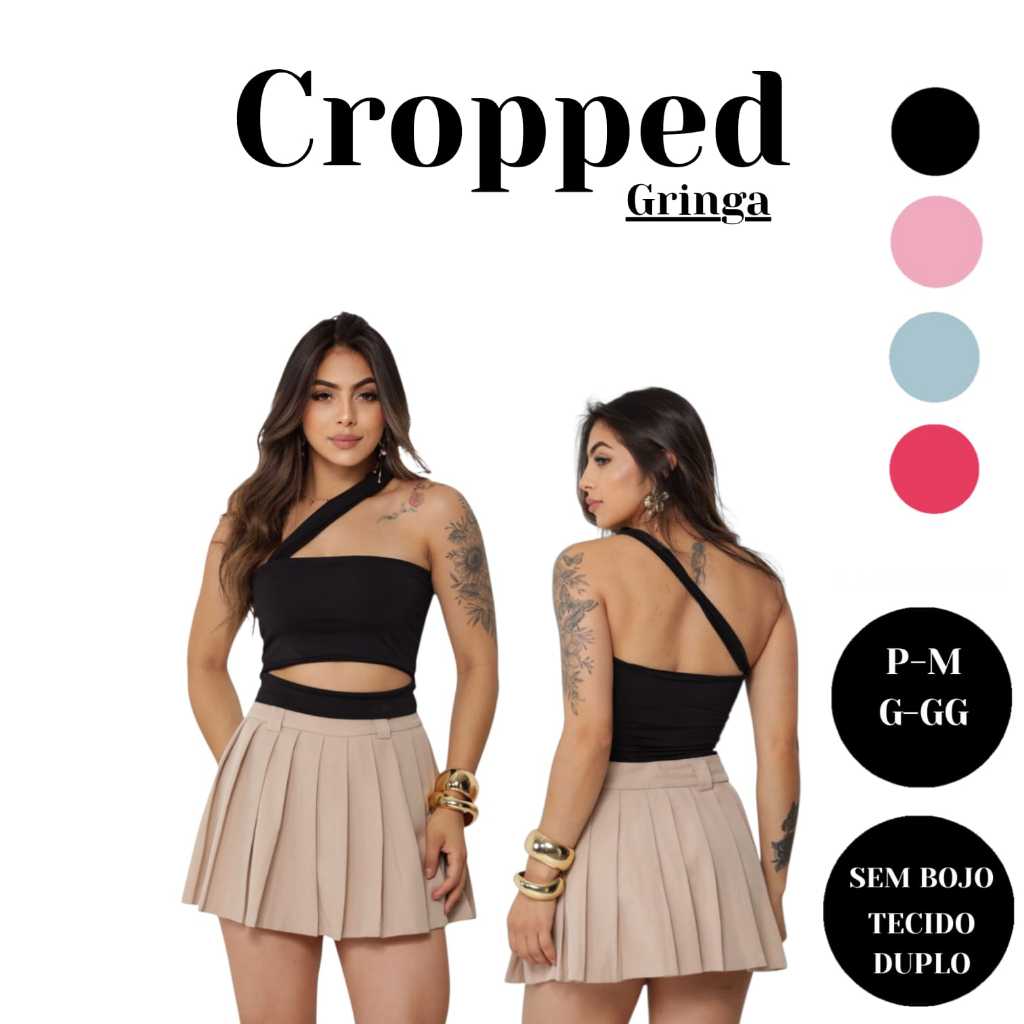 CROPPED GRINGA SUPLEX MODA BLOGUEIRA