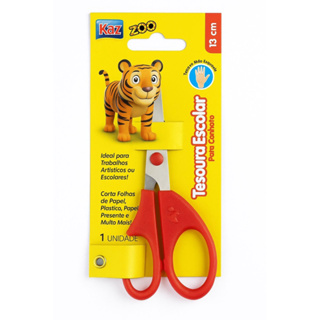 Tesoura Escolar Canhoto sem ponta em Oferta na Shopee
