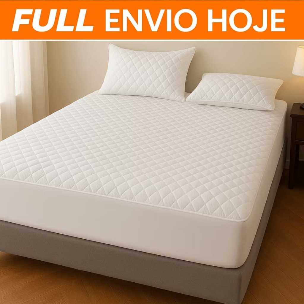 Capa Protetor Colchão Casal Impermeável Elástico Lavável Elástico Solteiro Queen King Box