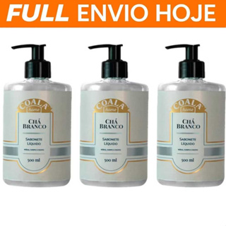 Kit 3 Sabonete Líquido Coala Chá Branco 500ml Limpeza Suave Hidratação Perfumada em Oferta na Shopee