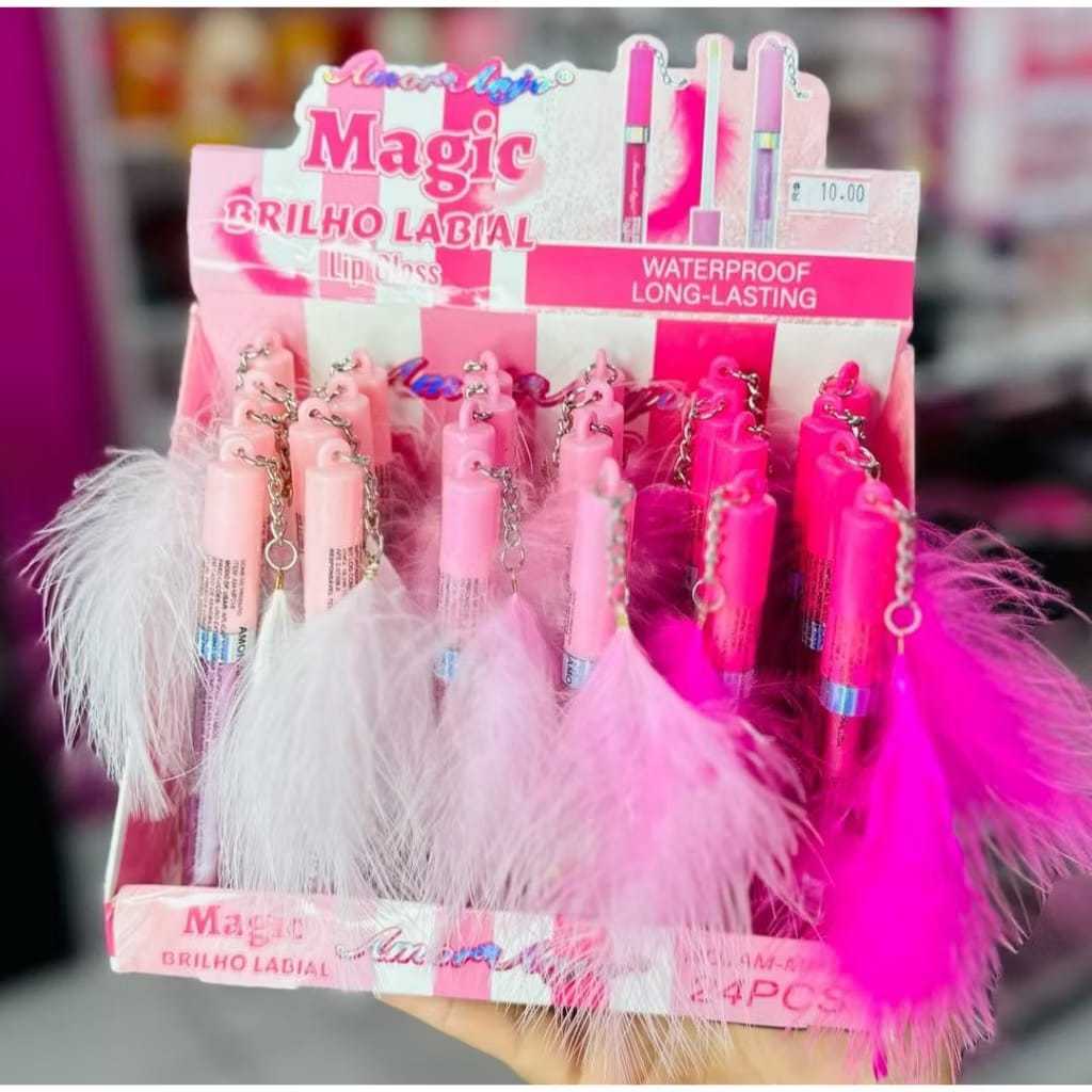 Luck Model Lip Gloss Magic Chaveiro Com Pluma Wan Of Noble
