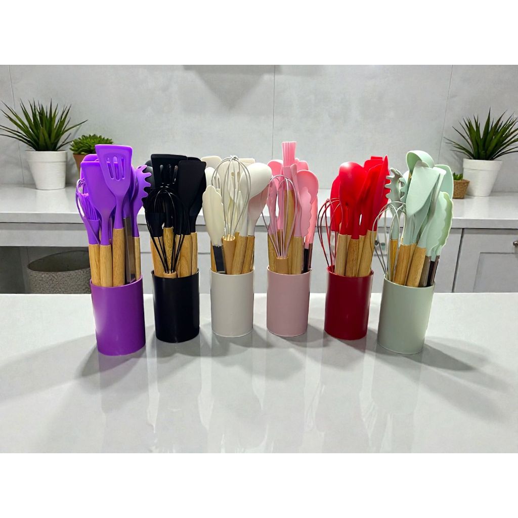 Premium Kit 12 Utensílios De Cozinha Resistentes E Elegantes