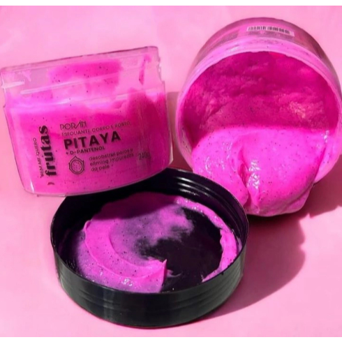 Esfoliante Corpo e Rosto Pitaya + D-Pantenol  - Poran 240g