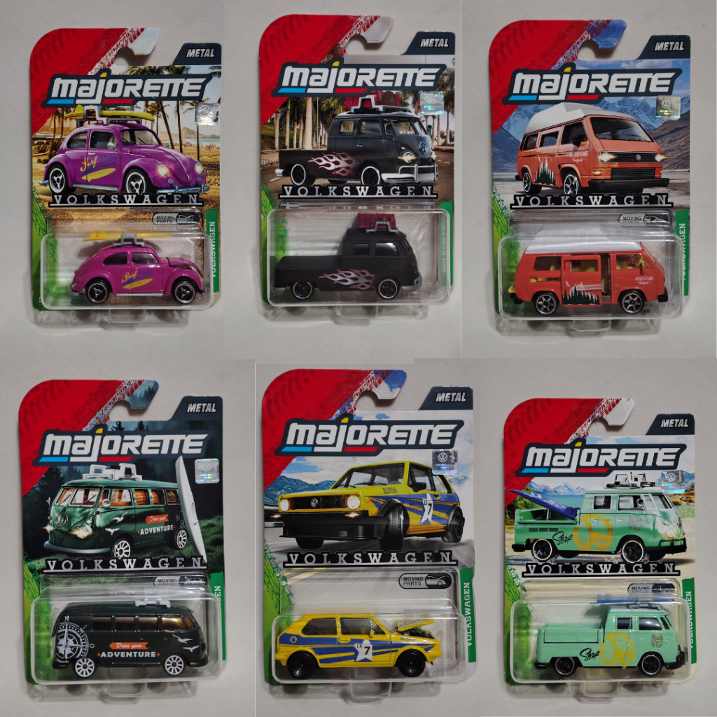 MAJORETTE SORTIMENTO VOLKSWAGEN PREMIUM CARS - 1/64 - LACRADO