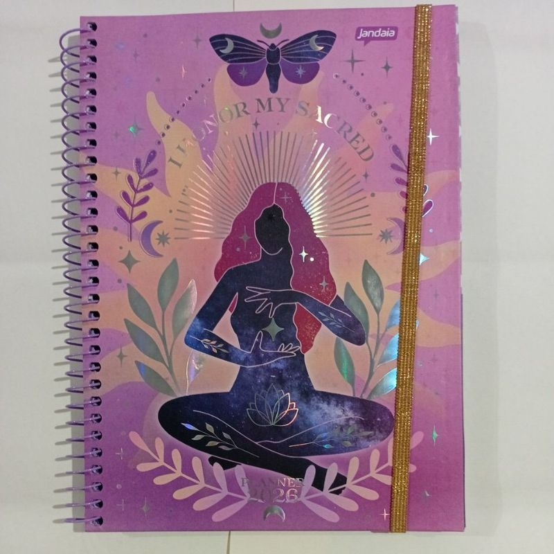 Agendas espiral planner 2026 Mistyc 160 páginas. em Oferta na Shopee