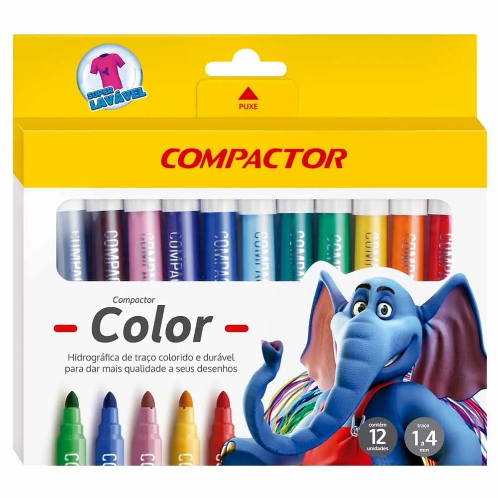 Caneta Hidrográfica Compactor Jumbo: Onde Comprar | BuscaProdutos