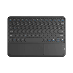 TECLADO TRACKPAD BLUETOOTH WB PRETO TABLET IPAD E CELULAR