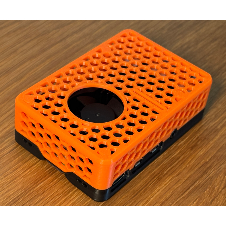 Case para Raspberry Pi 4 Impressa em 3D – Com Suporte a Ventoinha