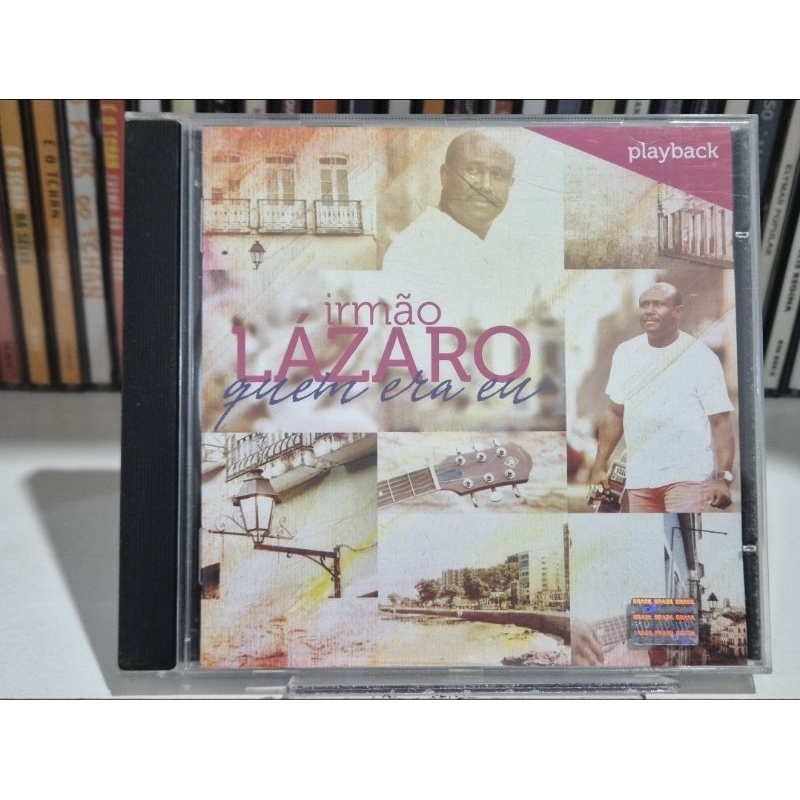 CD IRMÃO LÁZARO - QUEM ERA EU - PLAYBACK  - GOSPEL  - EVANGÉLICO
