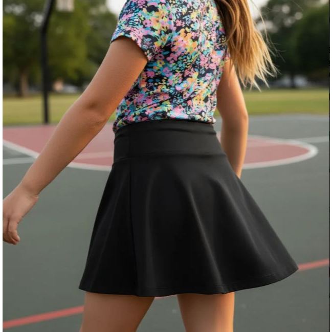 Short Saia Infantil Juvenil Tendência Escolar Envio no dia Perfeita Dia a Dia Menina Verão