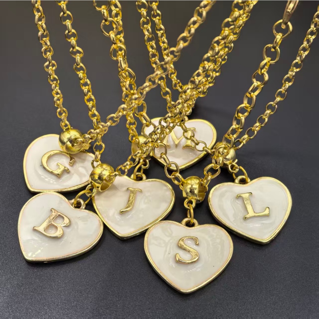 Colar Feminino com Letra Inicial A–Z Banhado a Ouro 18K – Corrente Delicada, Presente Romântico
