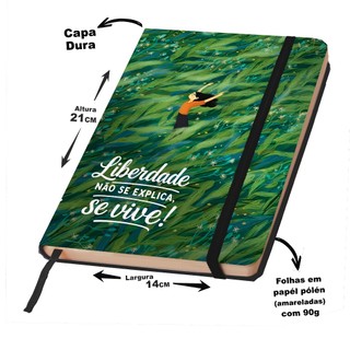 CADERNETA  tipo Moleskine 14x21 COLEÇÂO POSITIVIDADE PARA SEU DIA