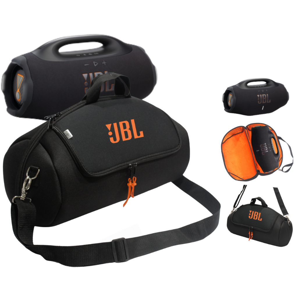 Bolsa Case Capa Estojo Para  Som - Nova Boombox 4 - Com Bolso Alça Resistente em Oferta na Shopee