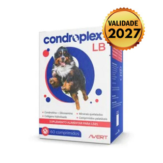 Condroplex Lb Suplemento Alimentar Articulações Cães 120g 60 Comp. Avert em Oferta na Shopee