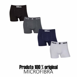 Kit 2 ou 4 cuecas Polo Wear e Wilson boxer Sortidas Original em Oferta na Shopee